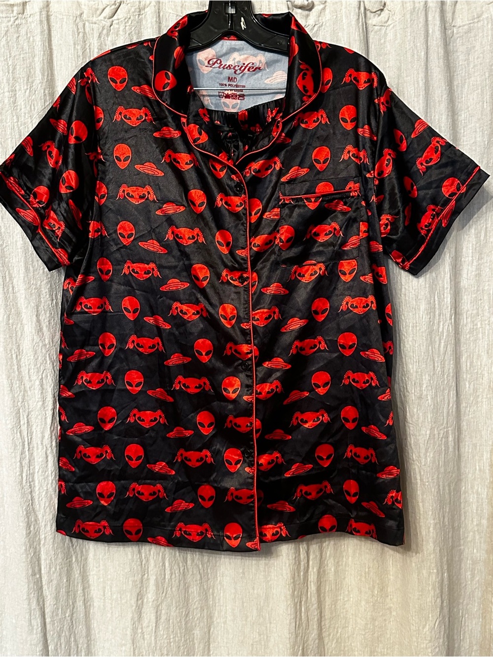 Women’s Puscifer Shorts & Button Top Pyjamas